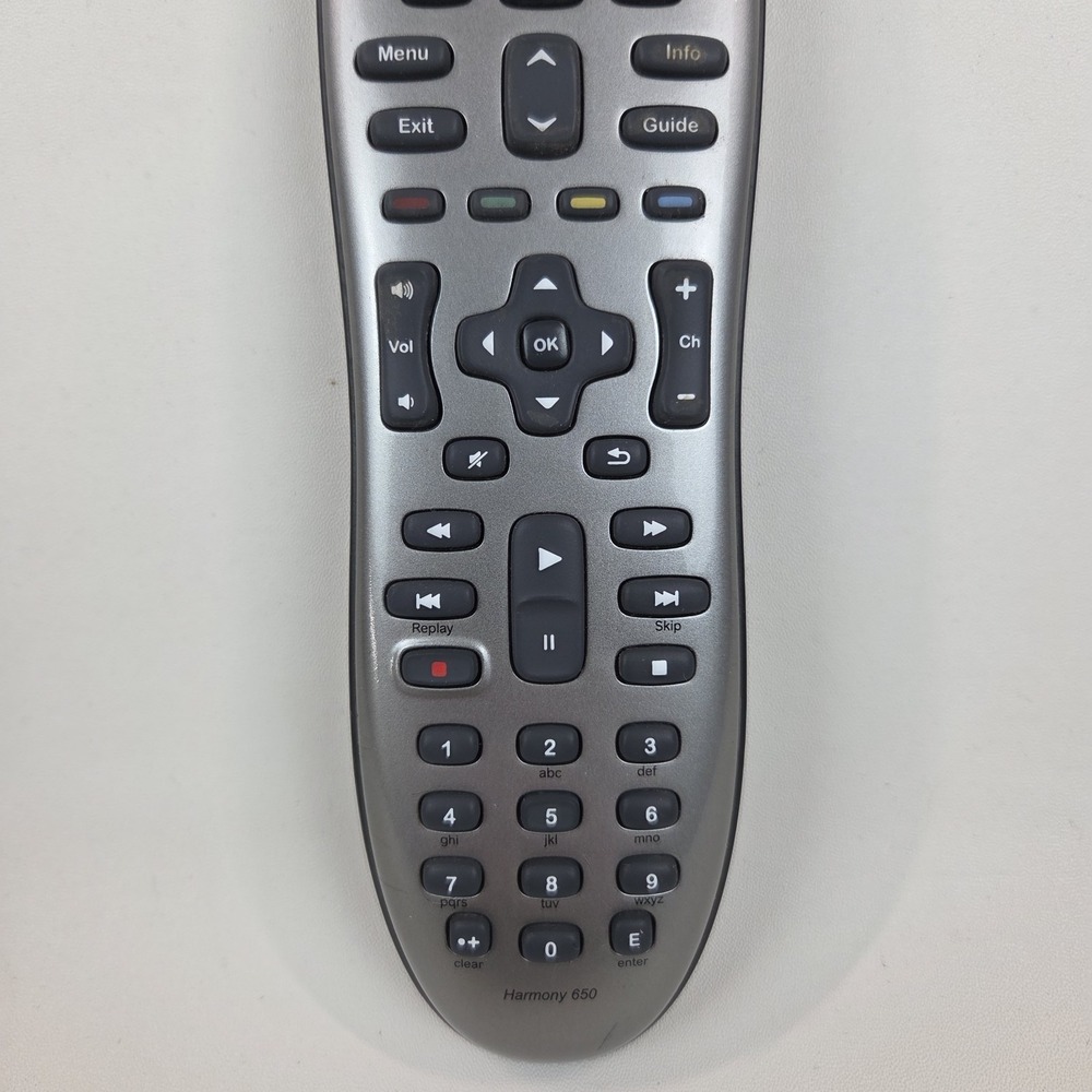 Logitech Harmony 650 Universal Advanced Remote Control Tested Working - Picture 2 of 10